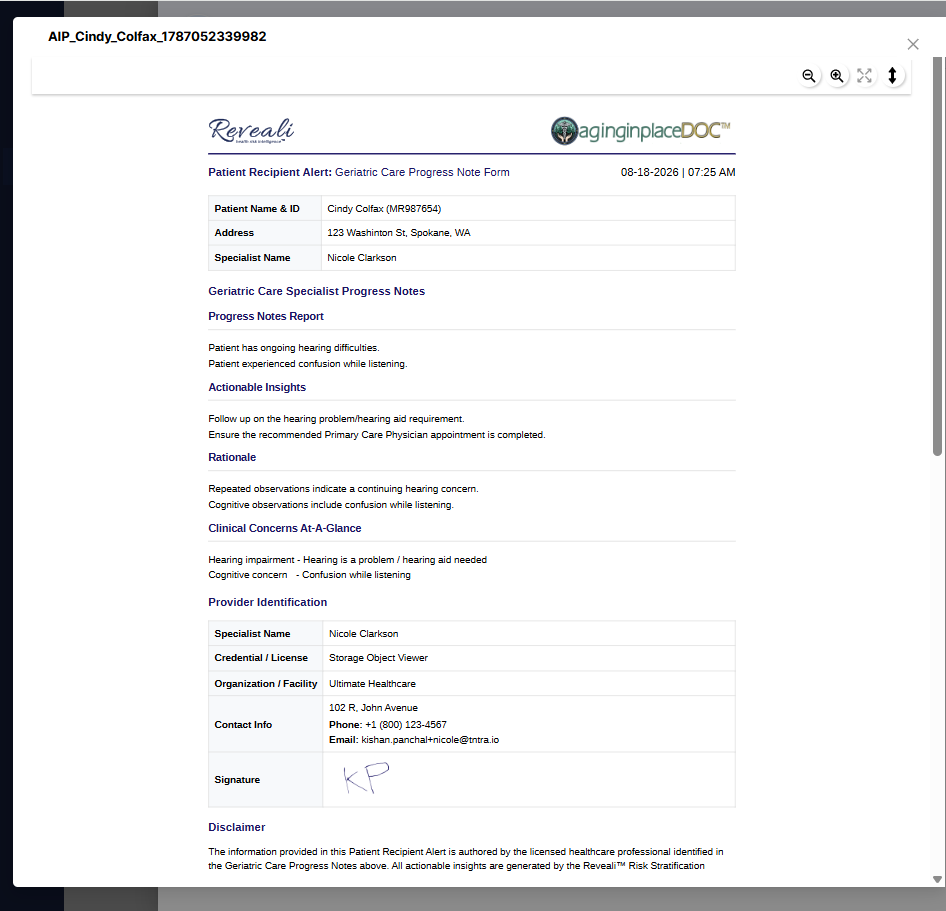 Predictive EMR Alerts 